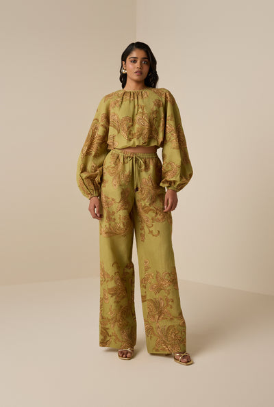Sakhi Bubble Hem Top