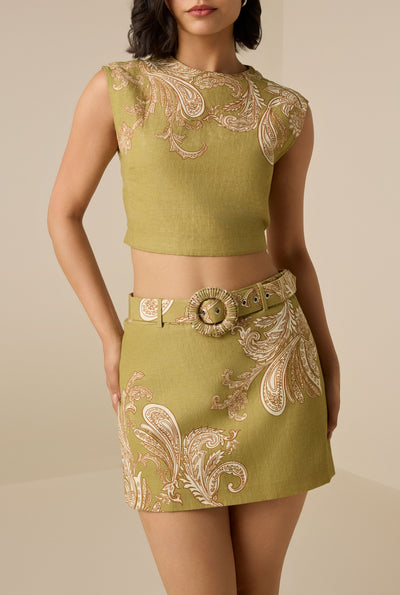 Sakhi Crop Top