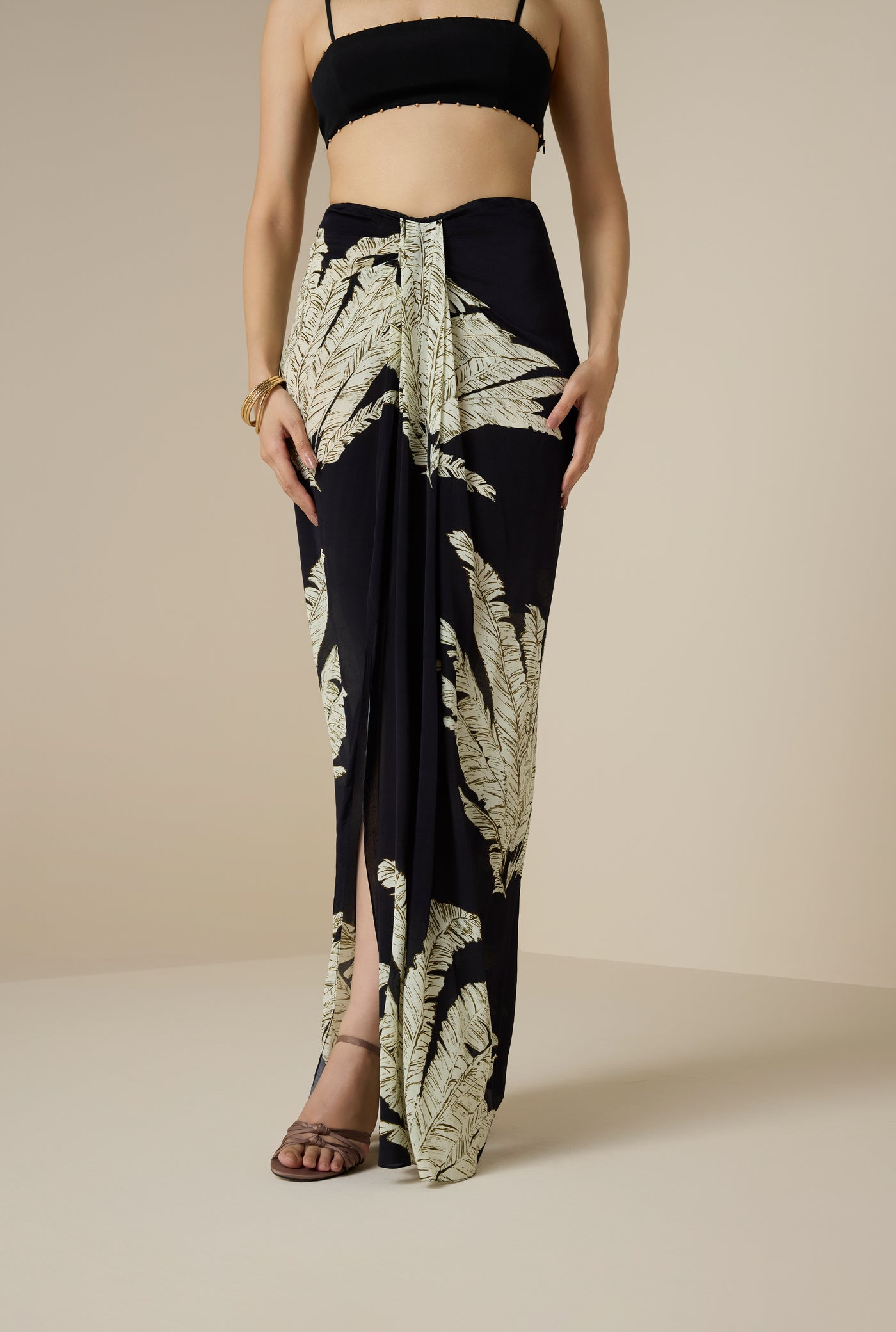 Palm Maxi Skirt