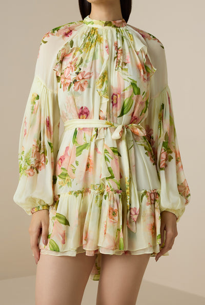 Aiva Ruffle Mini Dress