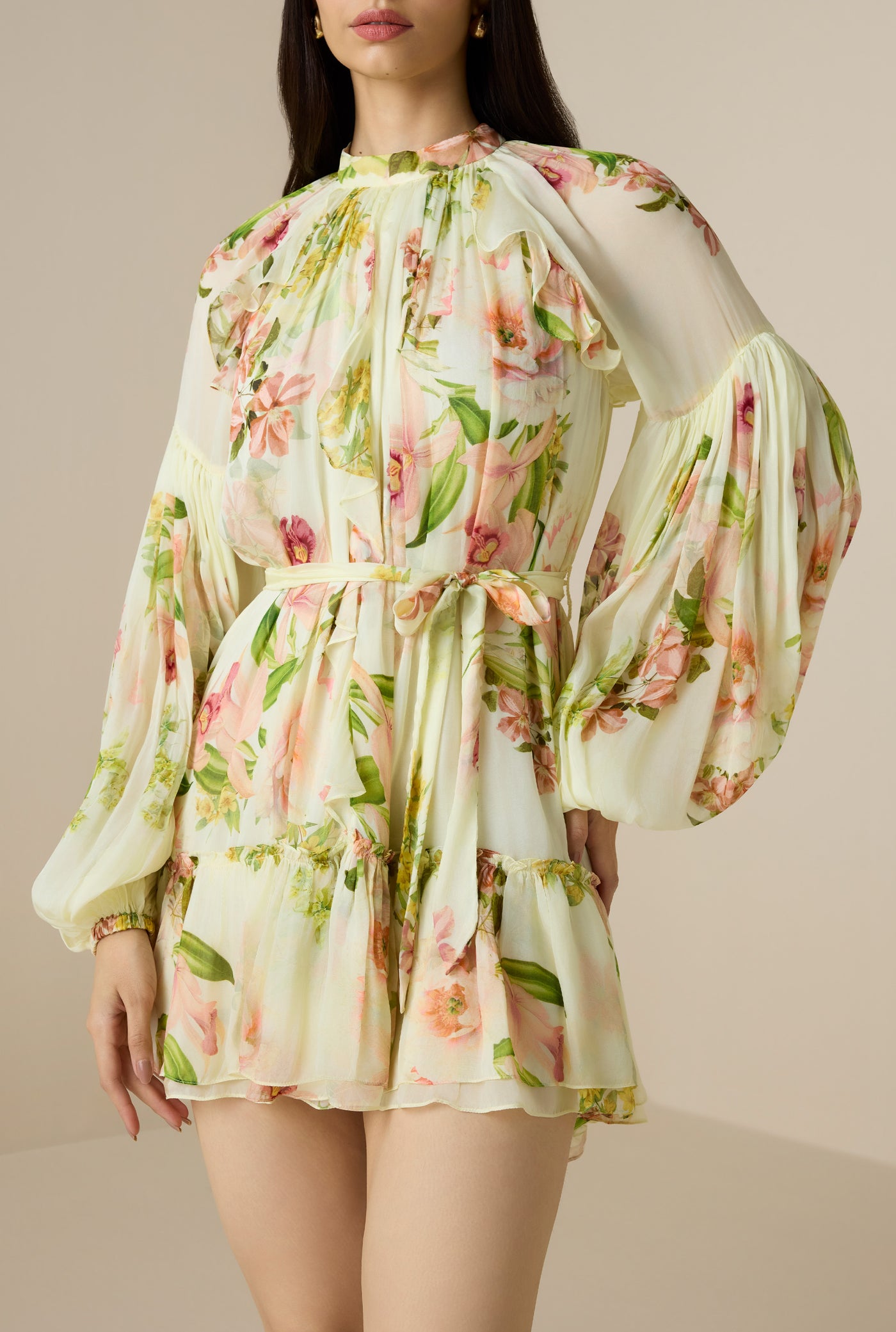 Aiva Ruffle Mini Dress