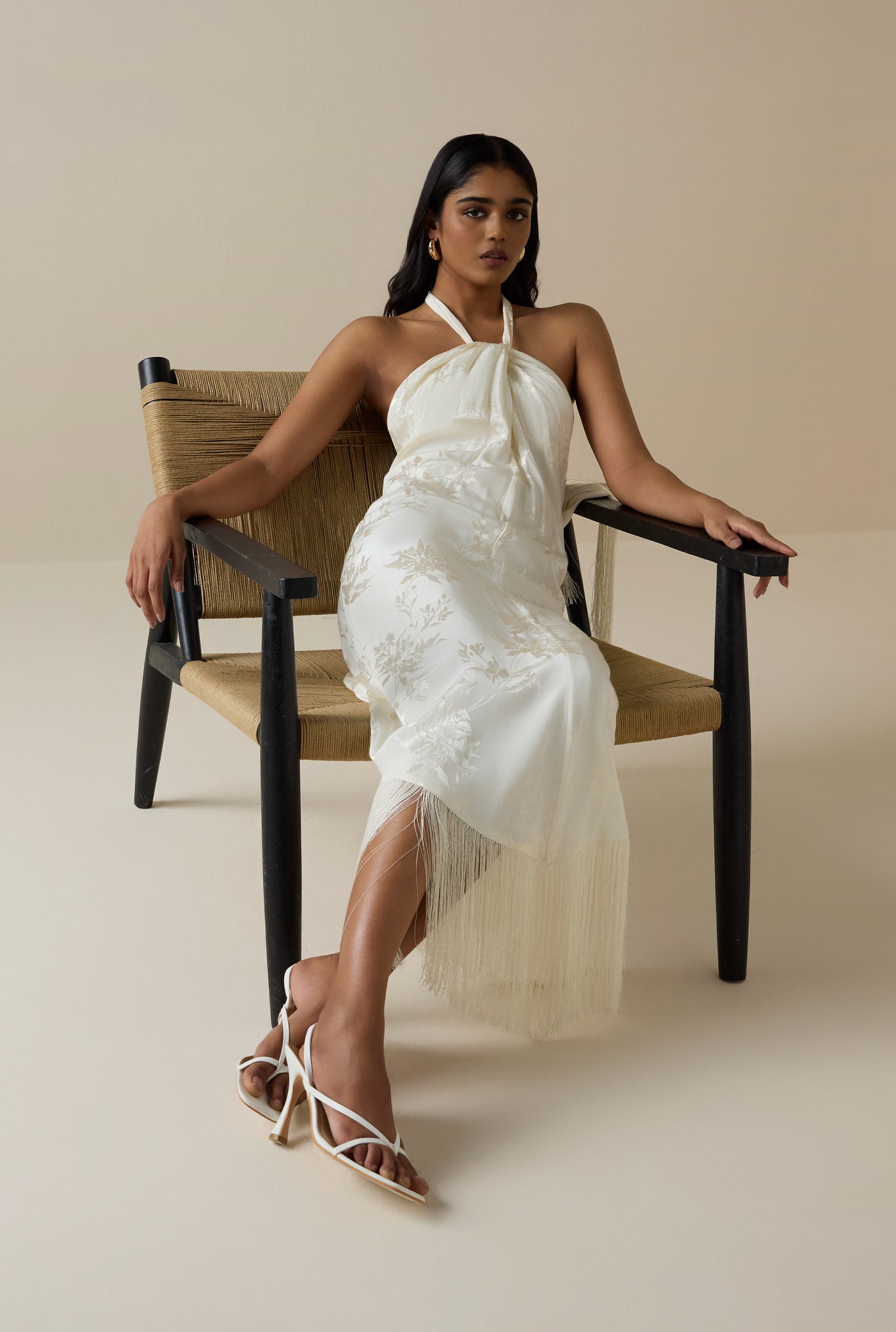 Aura Halter Neck Maxi Dress