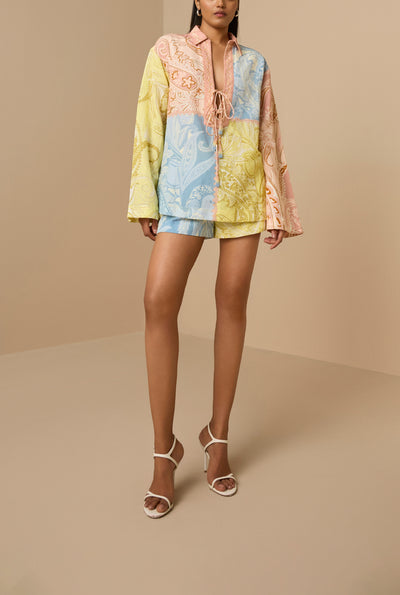 Fiza Paisley Shorts