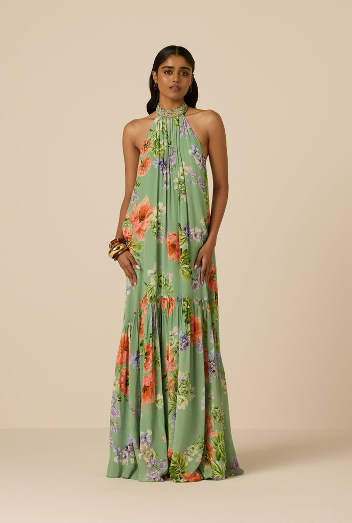 chinese dress ladies COVE MAXI (BROWN) – Miabella