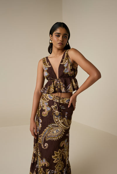 Reem Peplum Top