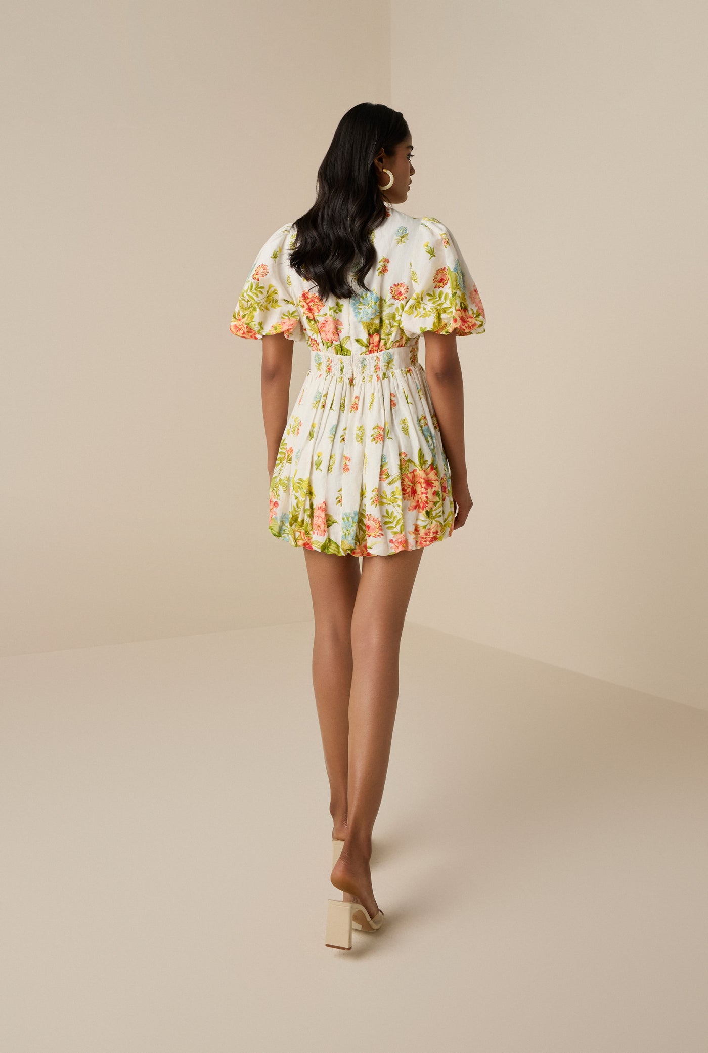 Dhun White Short Dress
