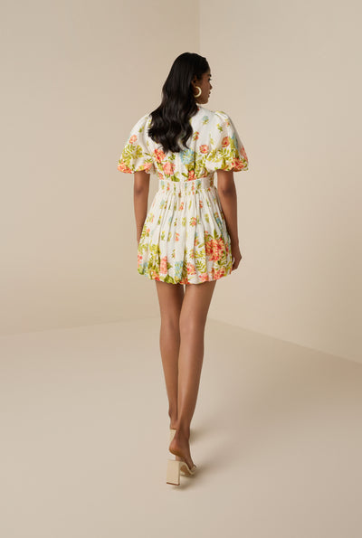 Dhun White Short Dress