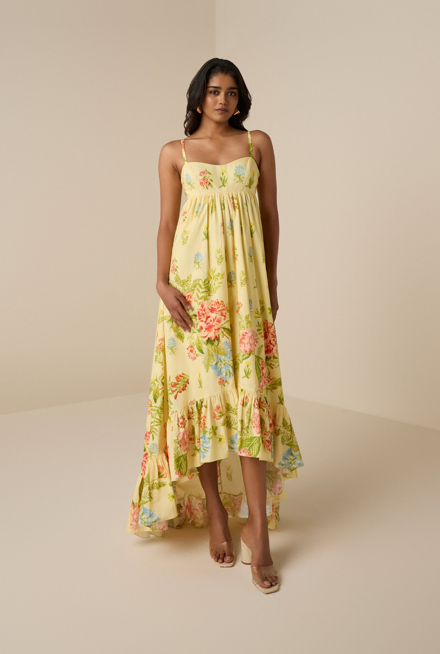 Dhun Yellow Long Dress