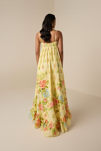 Dhun Yellow Long Dress