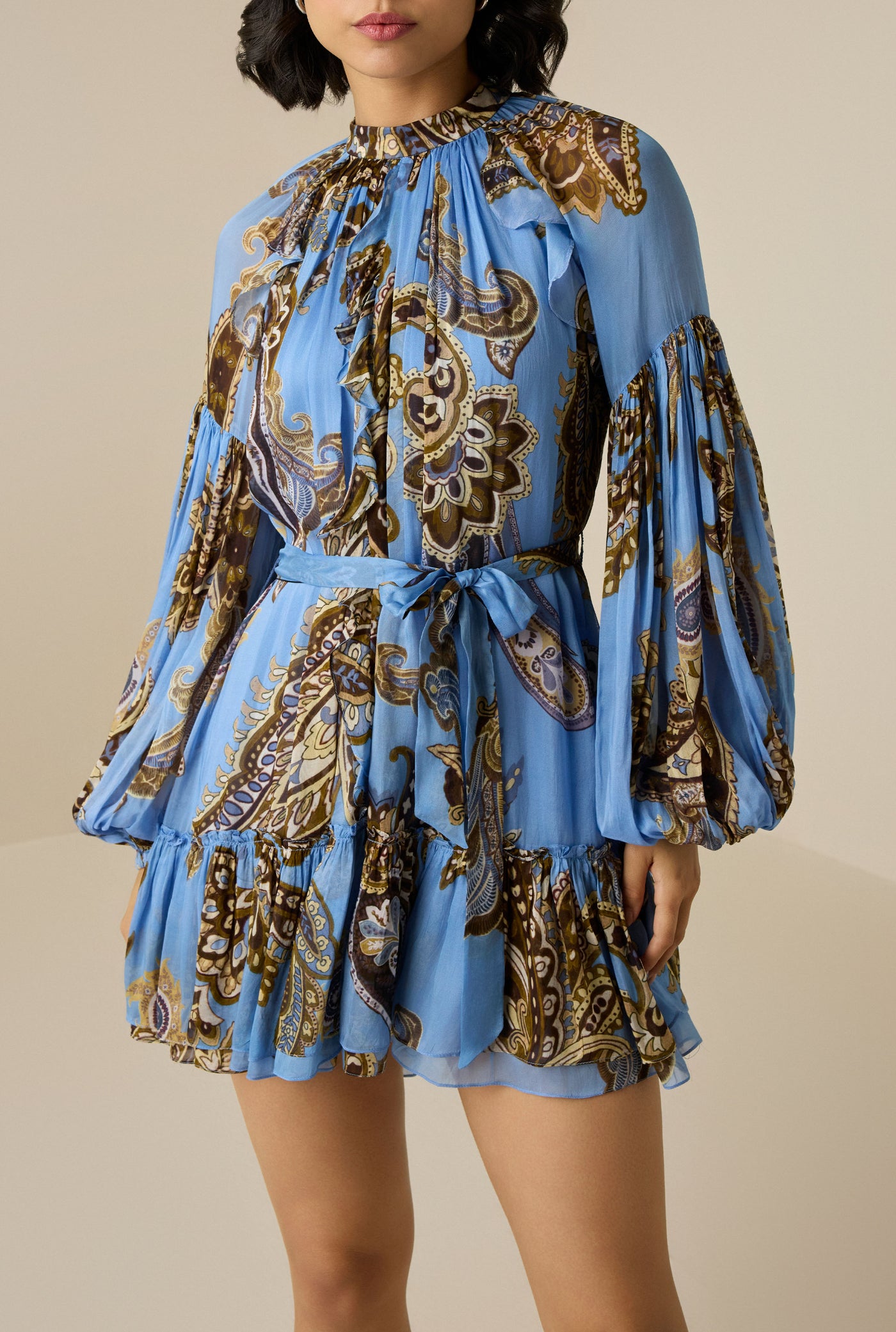Saya Ruffle Short Dress