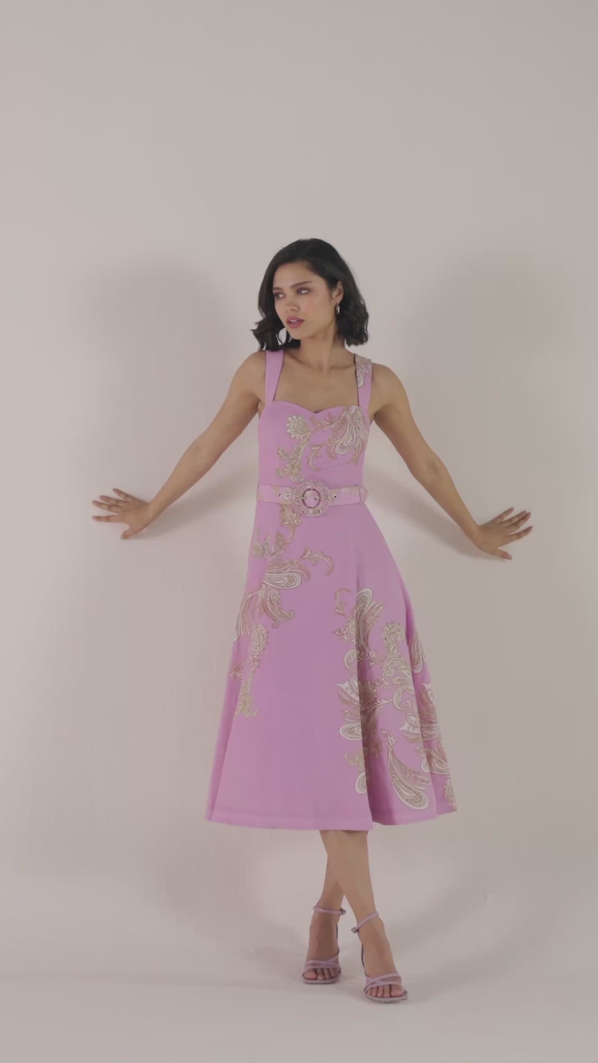 Diza Cotton Midi Dress