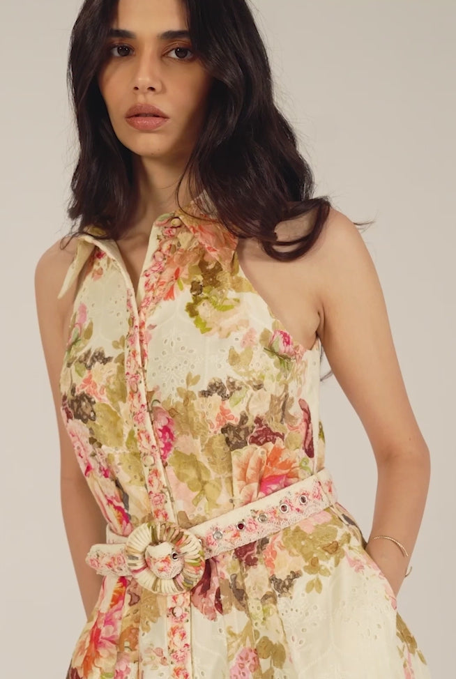 Sama Flared Short Dress