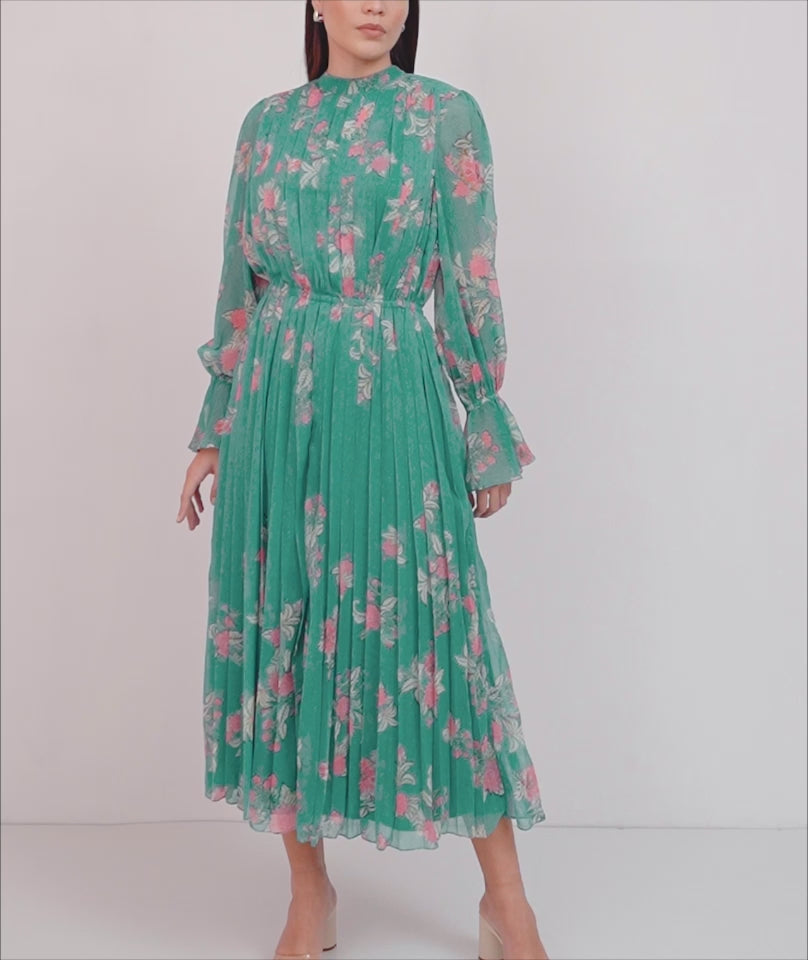 Isha Clinged Midi Dress