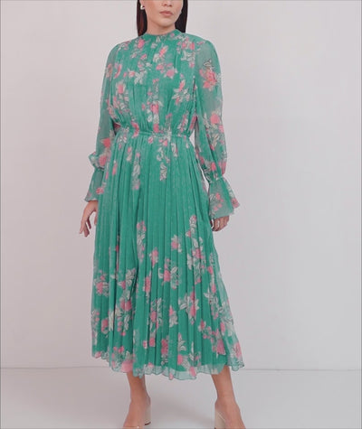 Isha Clinged Midi Dress