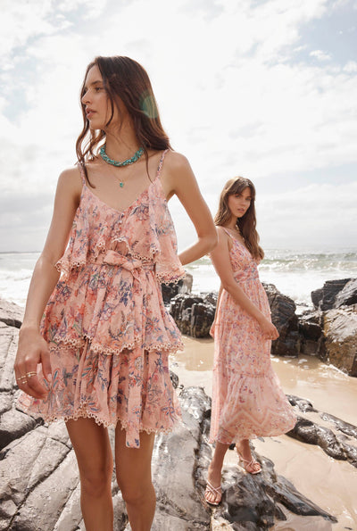 Kati Floral Midi Dress For Women