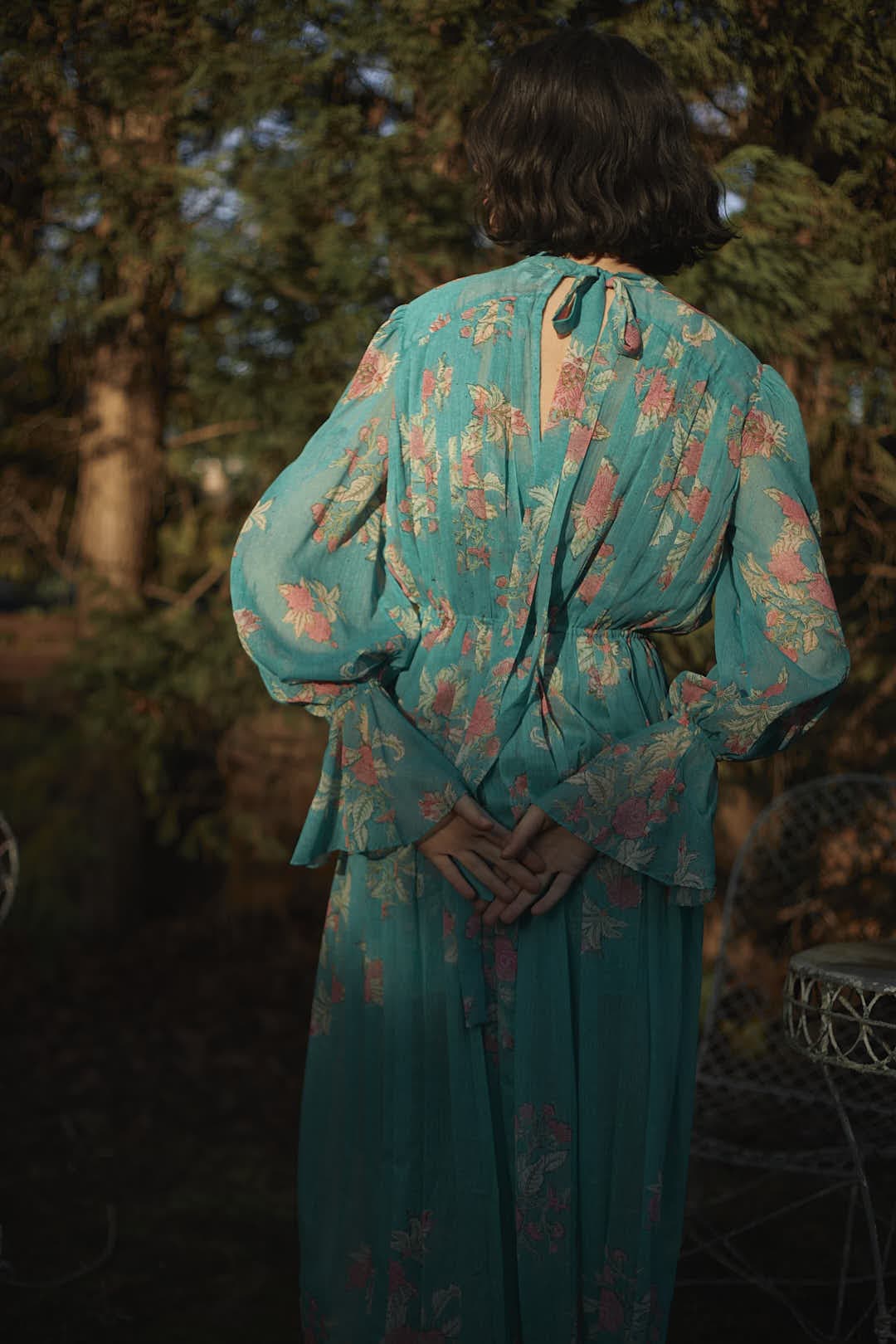 Isha Clinged Midi Dress