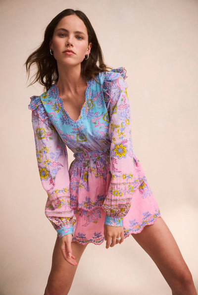 Vana Plunged Short Dress