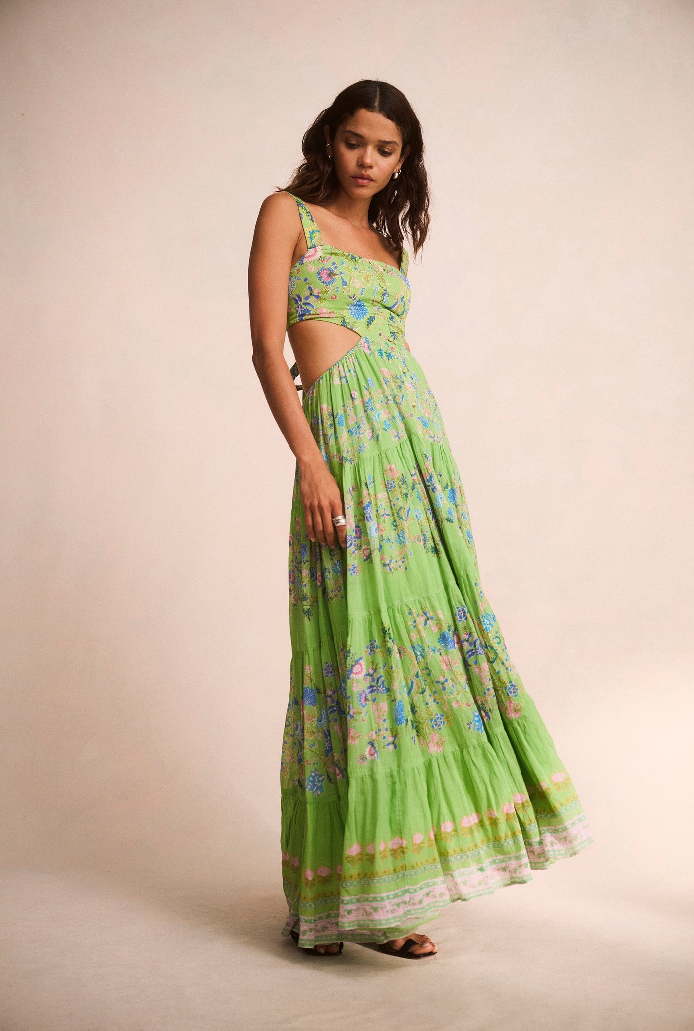 Rhea Floral Long Dress For Women Hemant Nandita