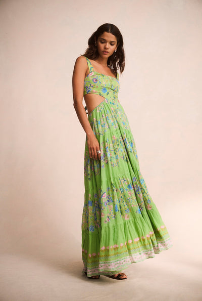 Rhea Floral Long Dress For Women Hemant Nandita