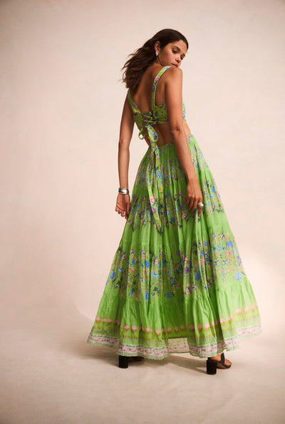 Rhea Floral Long Dress For Women Hemant Nandita