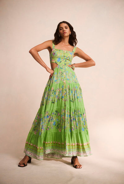 Rhea Floral Long Dress For Women Hemant Nandita