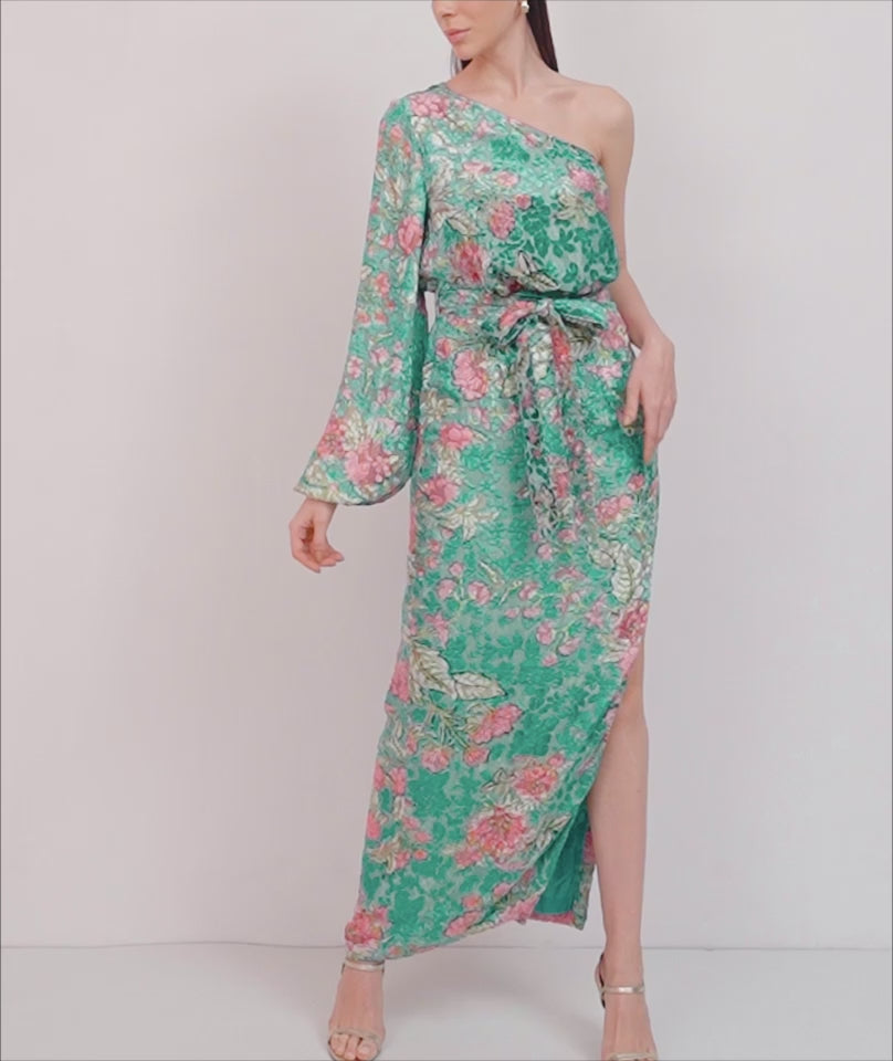 Isha One Shoulder Dress