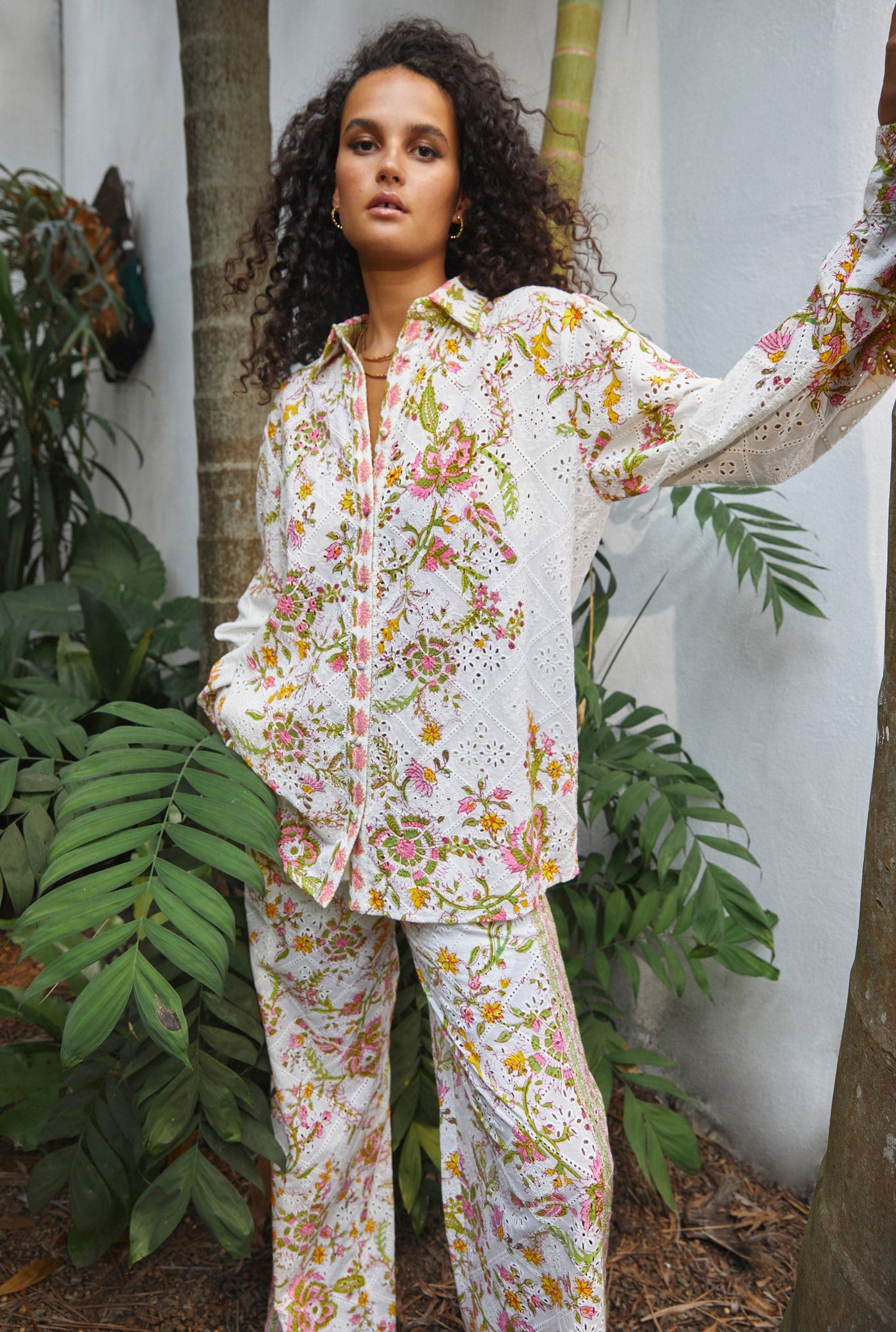 Aira Cotton Schiffly Shirt