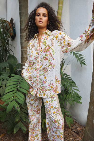 Aira Cotton Schiffly Shirt