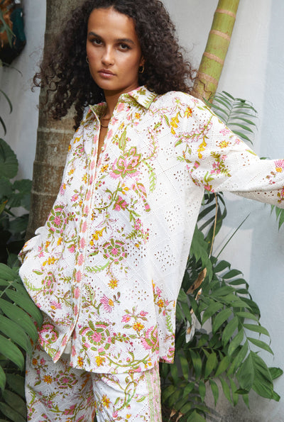 Aira Cotton Schiffly Shirt