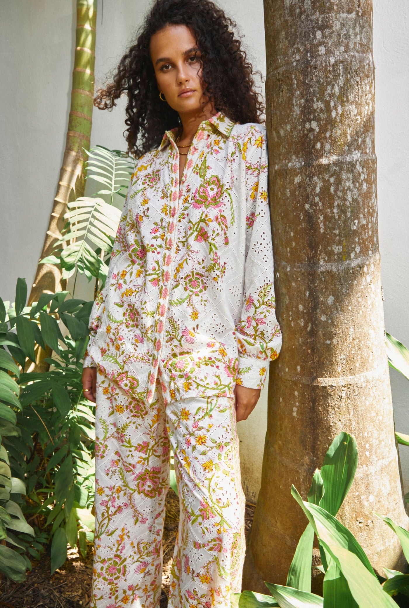 Aira Cotton Schiffly Shirt