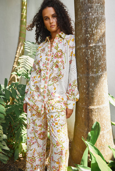 Aira Cotton Schiffly Shirt