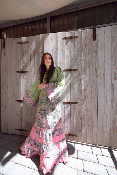 Amyra Belted Maxi Dress For Women Hemant Nandita