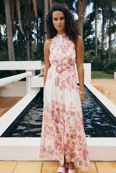 Raisa Floral Maxi Dress For Women