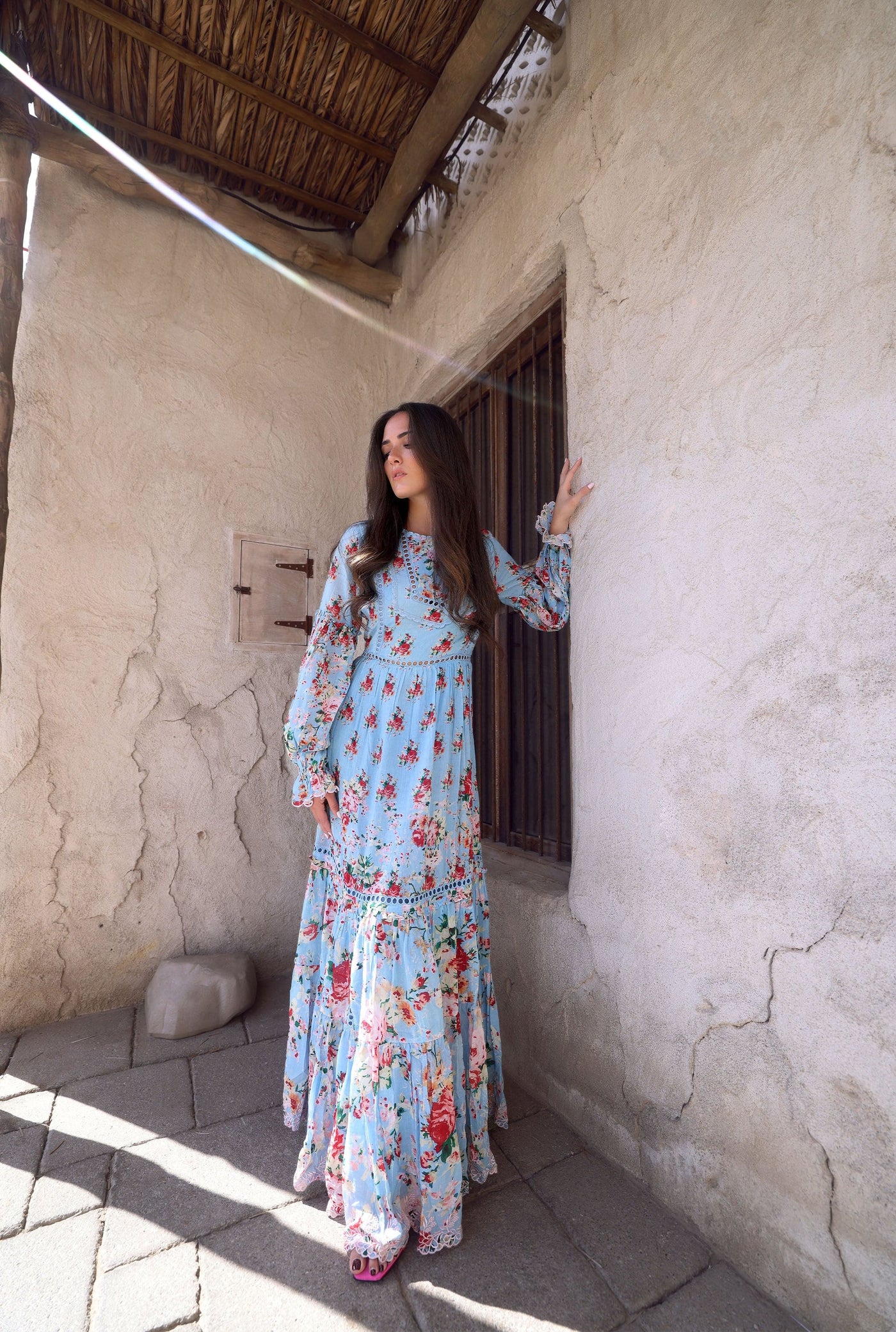 Tula Floral Maxi Dress Media For Women Hemant And Nandita