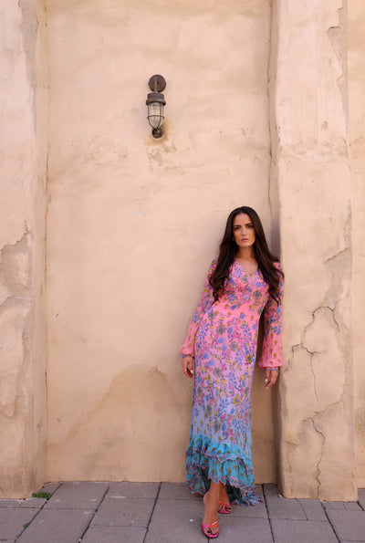 Vana Long Maxi Dress For Women Hemant & Nandita