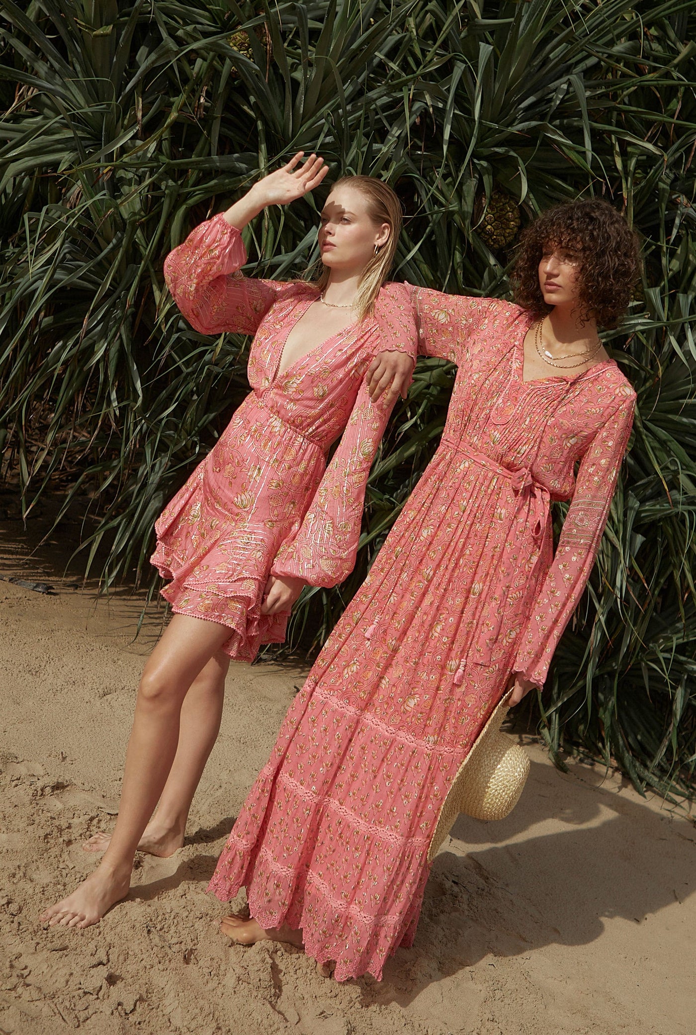Roop Plunged Short Dress