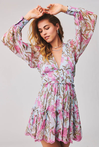 Asia Plunged Short Dress