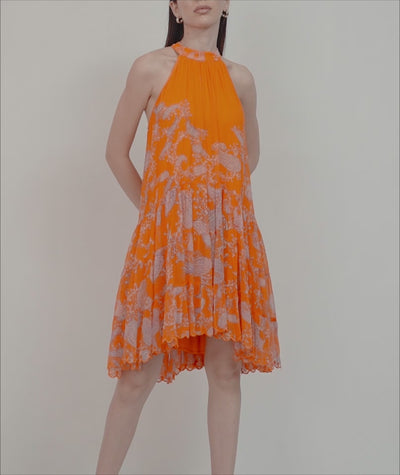 Bela Halter Neck Short Dress